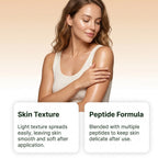 240ml Peptide Complex Anti-Cellulite Massage Oil Visibly Smoother Firmer Skin for Body Fast Absorbing Body Massage Care Oil