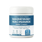 Magnesium Niacinamide Relief Body Cream, Magnesium Cream Cooling Formula, Lightweight, Non-greasy