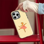 Fcicicase Polka Dot Pattern Case For Iphone 18 17 16 Pro Max 15 14 13 12 Plus 11 For Magsafe Wireless Charge PC +TPU Covers Capa