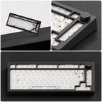 Akko MonsGeek M1 V5 Tri-mode Mechanical Keyboard Barebone Kit VIA 75% 3/5 Pins Customized Hot Swap RGB Rapid Disassemble Gasket