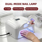 2 IN 1 Nail Lamp Single Toe Single Finger Gel Nail Curing Lamp Full Hand Fast Drying LED Light Nail Dryer Auto Sensor Dual Lamp