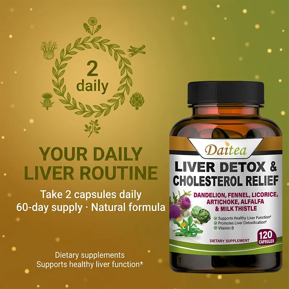 Liver Cleanse Detox & Repair - with Artichoke, Dandelion, Liver & Kidney Health, Liver Cleanse, Detox & Repair