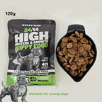 BULLY MAX HIGH PROTEIN & GROWTH WHOLESOME FORMULA FOR PUPPIES, Promotes Strong Muscle Development And Overall Health 120g