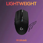 Wireless Gaming Mouse Logitech G305 LIGHTSPEED, 12000 DPI HERO, 6 Buttons, 250hr Battery, 99g, PC Mac Gamers