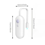 Smart Motion Sensor Toilet Light, USB Rechargeable LED RGB Night Light for Bathroom