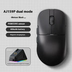 AJAZZ AJ159 APEX Mouse Tri Mode Wireless 8K PAW3950 Sensor Low Latency Gaming Mouse Charge Base Customize Lightweight Pc Gamer