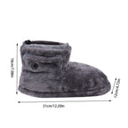 Heated Boots Heated Slippers Heating Pad Boots 1 Pair Thick Easy To Wear Fast Heating 5 Level Temperature for Office