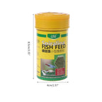 NEW Fish Food Pellets Small Ornamental Fish Growth Mini Pellet Balanced Diet High Protein Spirulina Color Enhanced Formula
