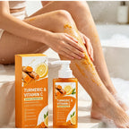 Turmeric Orange Vitamin C Body Wash Fresh Fragrance Shower Gel Moisturizing Brightening Exfoliating Deep Cleaning Smooth Skin