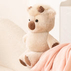 Adorable Highland Cattle Plush Toy 45cm - Huggable Running Cow Stuffed Animal Made with Premium Soft Fabric, Soothing Companion