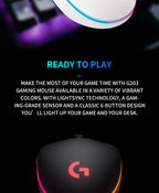 g102 Logitech G102/g203/g402 Logitech G102 Wired Gaming Mouse, Adjustable 200-8000 DPI, Comfort Grip, RGB Backlit for PC Laptops