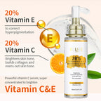 AILKE Vitamin C and E Brightening Concentrated Serum, Whitening, Moisturizing, Clean Skin, Reduce Dark Spots, 100ml/3.52 oz