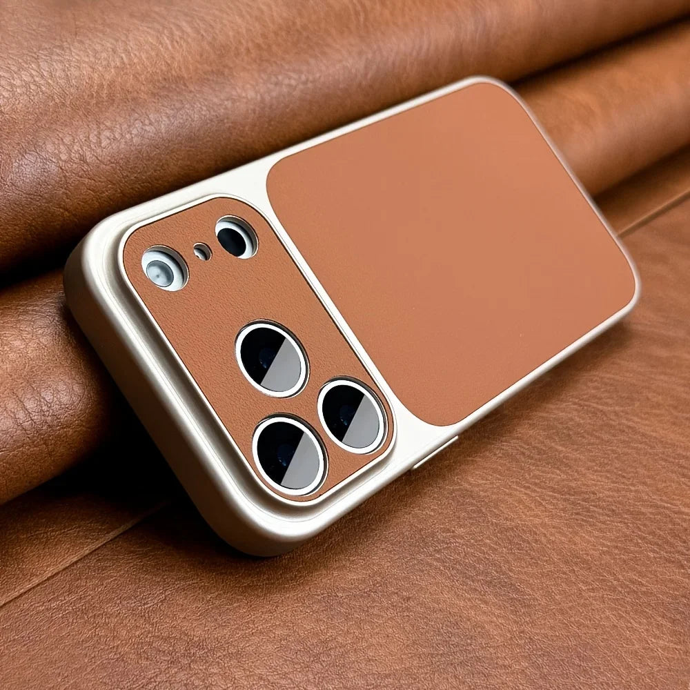 Luxurious New Orange Retro Phone Case For iPhone 18 17Air 16 15 14 17Pro 17Promax Soft-sided Hard Case