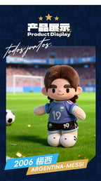 Original In-Stock Messi Argentina National Tea Player Series Vinyl Figurine Blind Box Pendant Collectible Ornament Toys Gifts