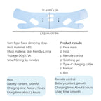 Facial EMS Lifting Machine Chin Cheek Slimming Strap Facial Shaping Massager Double Chin Removal V Line Lift Belt Skin Care Tool