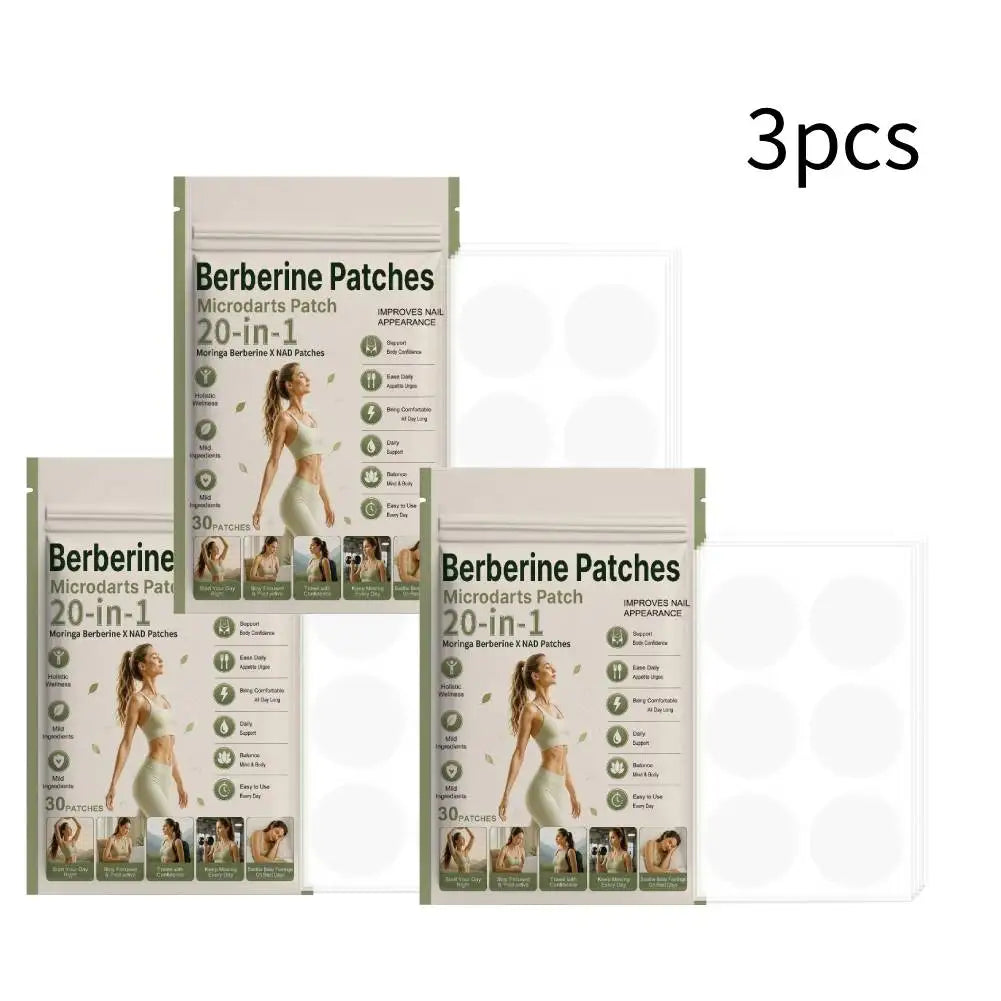 Moringa X NAD Patches Berberine Support Patch Skin Friendly Daily Wellness Body Care Patches
