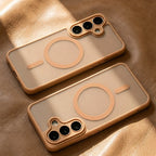 Luxury For Magsafe Magnetic Phone Case For Samsung Galaxy A57 A37 A56 A36 A16 A17 A26 S26 Ultra S25FE S24 Lens Protection Cover