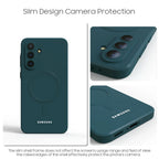For Samsung Galaxy A57 A56 A55 A54 A37 A17 5G Magsafe Case Soft Silicone Magnetic Shockproof Back Cover for S26 S25 S24 S23 S22
