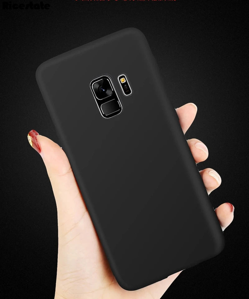Ricestate Shockproof Armor Cover Case for Samsung S9 S9 Plus Coque Soft Silicon TPU Case For Samsung Galaxy S9 S9Plus Fundas