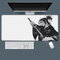 New HD Printing Miyamoto Musashi Vagabond Manga Mousepad Large Gaming Compute XXL PC Keyboard Mouse Mat Non-slip Rubber Desk Mat