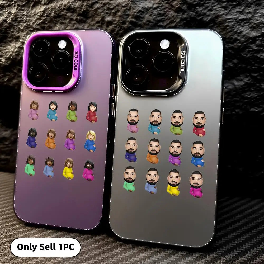 Rapper D-Drake Album Phone Case For iPhone 17 16 15 14 13 12 11 Pro Max Designer Matte Laser Aurora Funda Phone Case