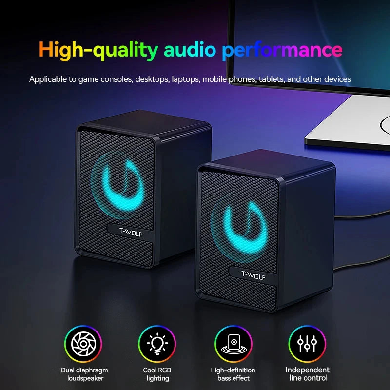 2026 NEW 5-in-1 Set Gaming Combo Keyboard 4-color Breathing Light Mouse 3.5mm Gaming Headset Gaming Speaker Anti-slip Mouse Pad