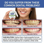 With Hydroxyapatite10%-Infused Winter Whitening Tooth Powder: Enamel Repair, Deep Cleaning & Long-Lasting Fresh Breath
