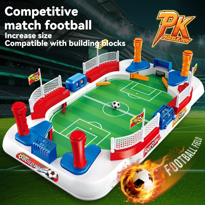 Tabletop Soccer Board Games Toy Outdoor Indoor Portable Multigame Tabletop Desktop Football Machine Competive Toys for Boys