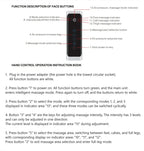 JinKairui Electric Pneumatic Leg Massager Extended Version for Deep Relaxation of Thighs, Calves and Feet with Remote Control