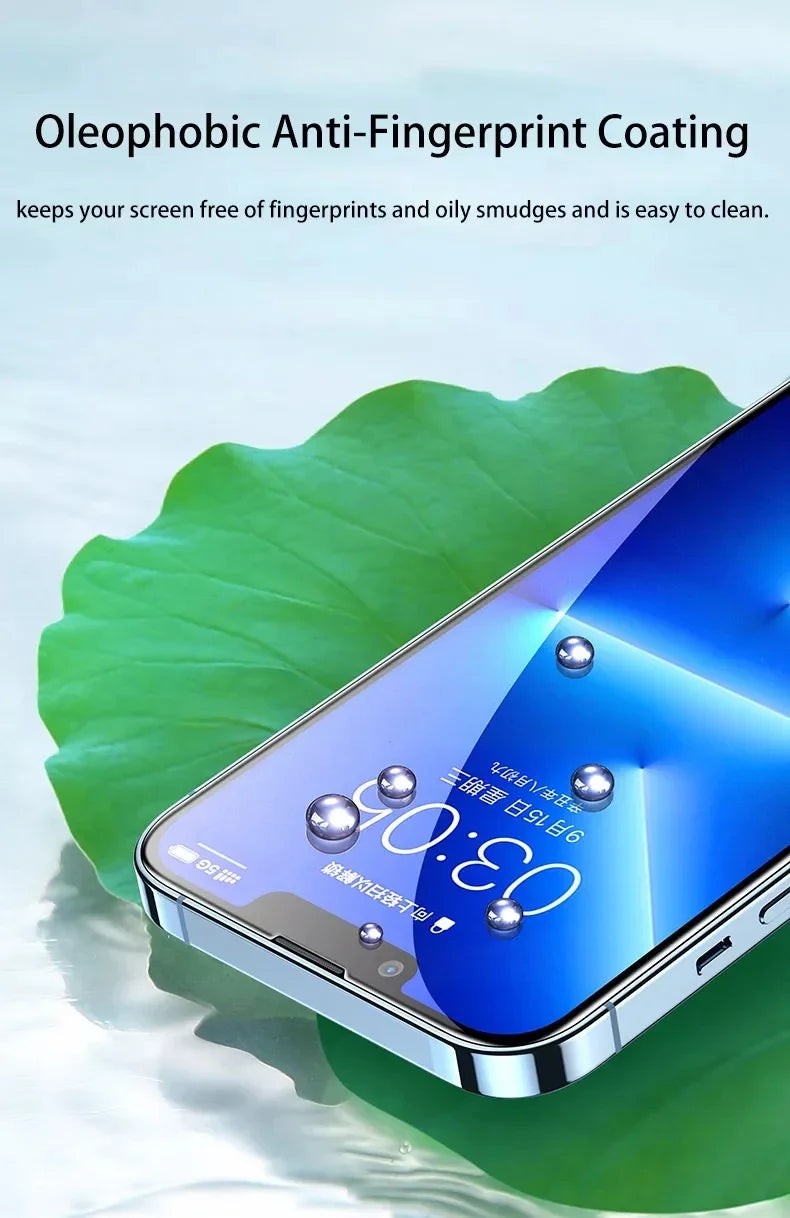 9D Tempered Glass 3-10PCS for iPhone 17/16/15/14/13/12/11 Pro Max,X/XS/XR/14/15/16/17 Air – Anti Fingerprint Screen Protector