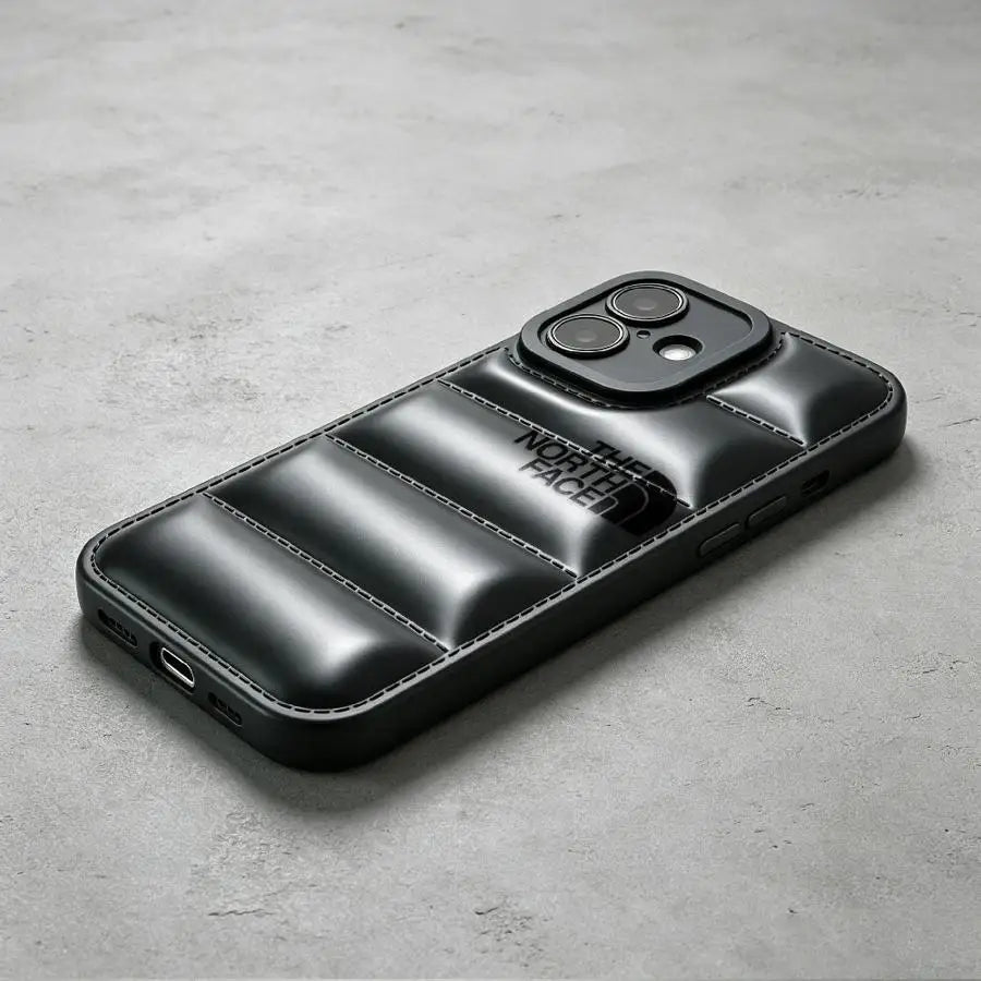 Phone Case For iPhone 17 16e 11 13 15 Plus 14 16 Pro Max Air 12 Down Jacket Cover Snow Mountain Highway North