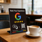 N-tag 215 Crad for Google Review NFC station table NFC 13.56Mhz programmable Reviews display bending card