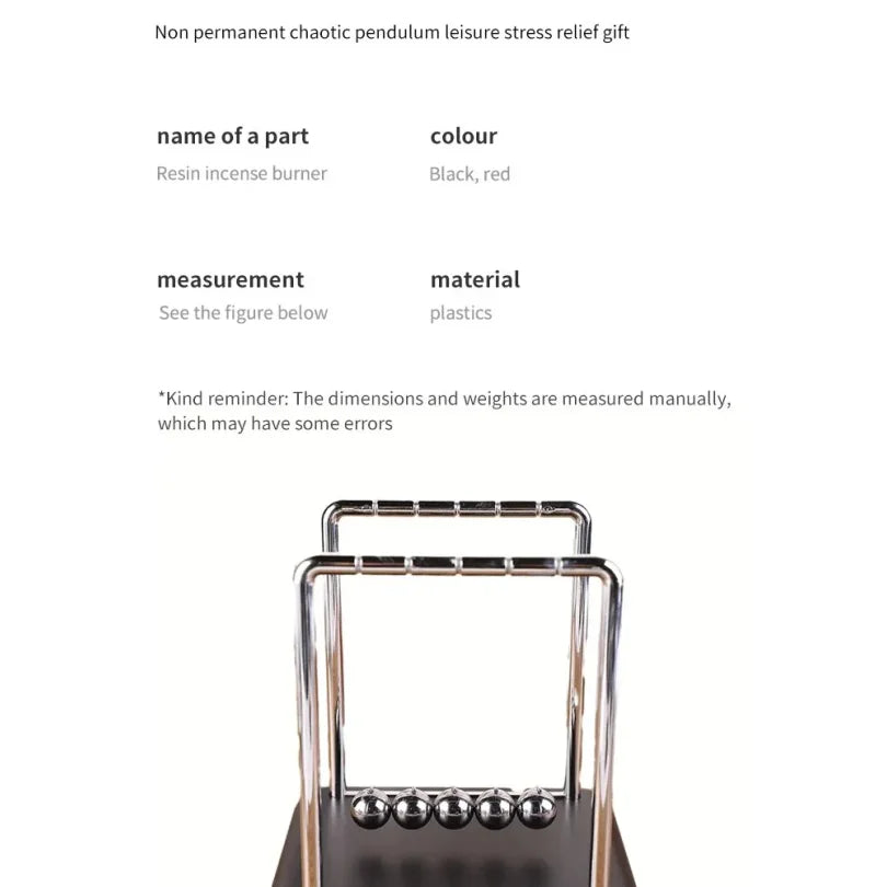 Newton's Cradle Balance Steel Ball Teaching Supplies Physics Science Pendulum Desktop Toys Stress Relief Gifts Home Decoration