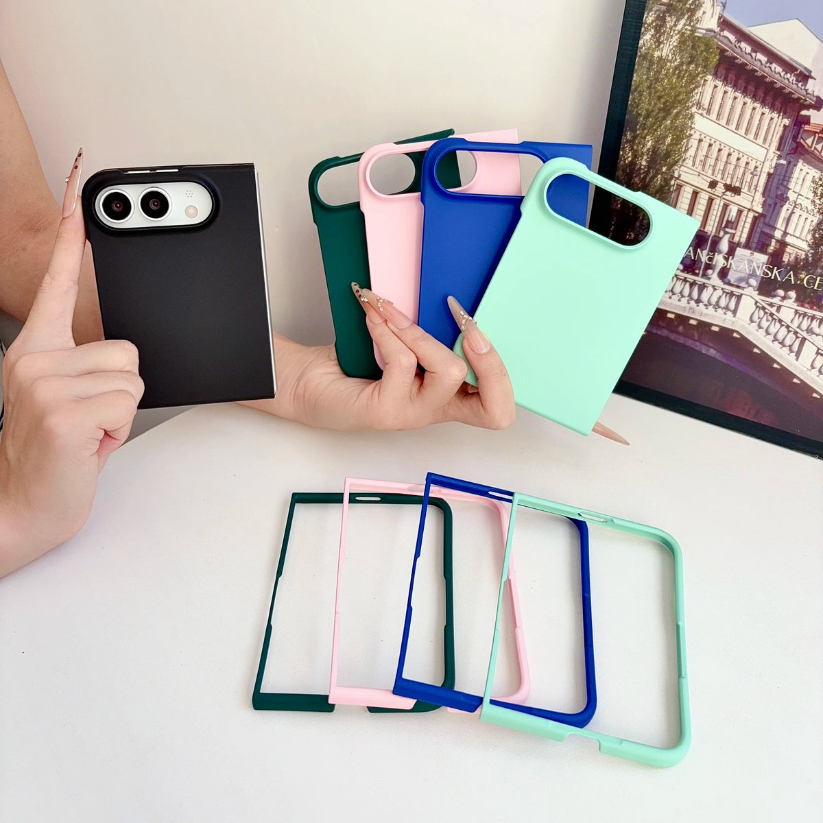 New Luxury Matte Ultra Thin Candy Color Phone Cases for Apple IPhone 18 Fold Ultra 2026 Silm Skin Feel Shockproof PC Hard Cover