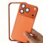Metal Alloy Frame Bumper Phone Case for IPhone 17 16 15 14 13 12 Pro Change To 18 Pro Shockproof Protective Border Cover
