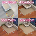 Cat Litter Mat Heavy Duty Waterproof 2 Layer Non Slip Washable Pet Floor Protector Litter Box Sand Stopper Pet Product