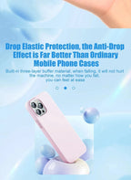 Luxury Shockproof Case For Apple iPhone 11 12 13 14 15 16 17 Pro Max 17 Air Plus Liquid Silicone Cases Cover Phone Accessories