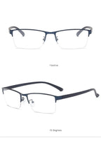 Semi-Rimless Steampunk Shortsighted Prescription Glasses Women Men Anti Blue Rays Computer Myopia Spectacles 0 -0.5 -0.75 To -6