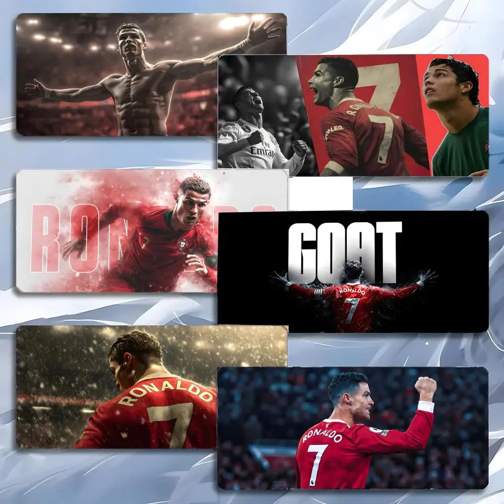 athlete legendary CR7 c-C-Cristiano R-RRonaldo Mouse Pad Mousepad Large Gaming LockEdge Thickened PC Table Desk Mat