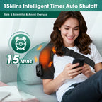 Electric Heating Shoulder Knee Massager with 3 Levels Vibration Muscle Relax Belt for Arm Enlarge Size for Shoulder