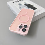 Magnetic Matte Translucent Armor Shockproof Case For iPhone 17 16 15 14 13 12 11 Pro Max Plus For Magsafe Wireless Charge Cover
