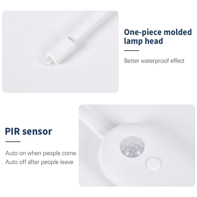 Motion Sensor Toilet Light，Auto - on/off， Multiple Colors, Waterproof，Ideal for Bathroom Use
