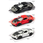 Scale Cast Simulation Alloy Toy Car Door Can Be Opened Pullback Drive Collectible Model Vehicle Toy for Kids