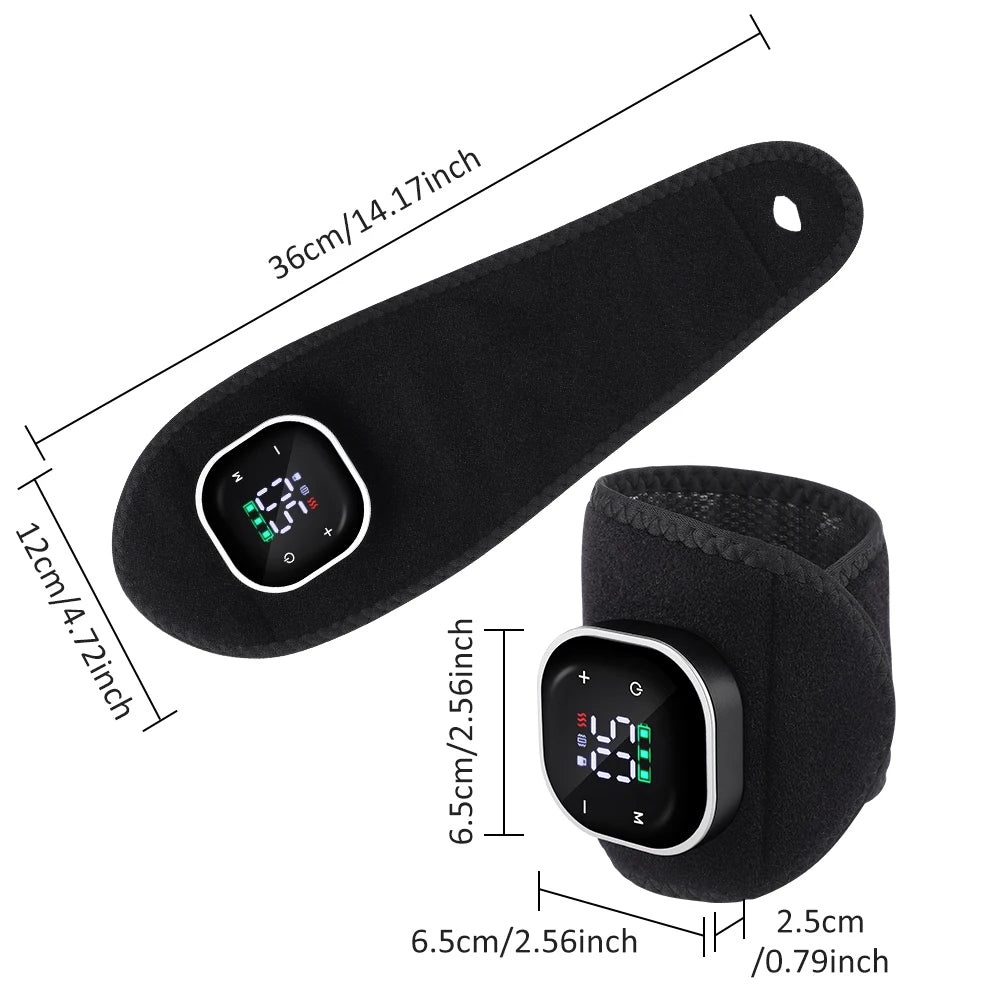Electric foot and hand massager can vibrate and heat the ankles and ankles, and the bracket joints are portable, which can relax