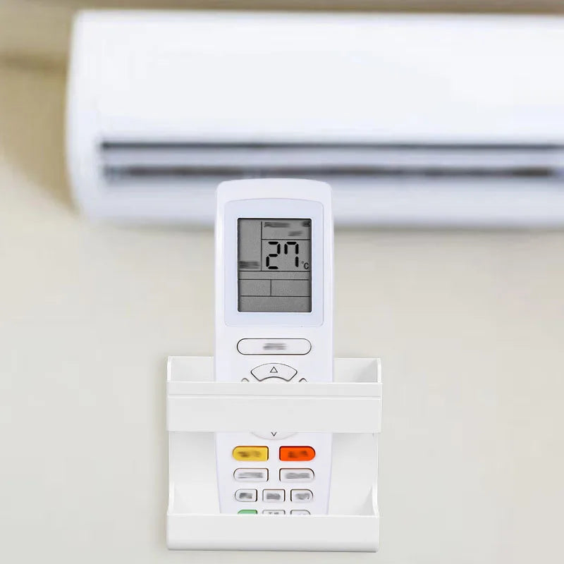 Multifunctional Wall Mounted Organizer for Remote Controls and Mobile Phones