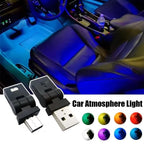 TPYE-C LED Smart Laptop Keyboard Light Home Office Decoration Night LED Atmosphere Lamp Mini LED Car Interior Emergency Lighting