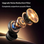 Ear Plugs for Sleeping Noise Cancelling 50dB, Reusable Silicone Earplugs Strong Sound Insulation, Multiple Sizes of Ear Caps