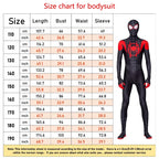 BEAST KINGDOM Spider Miles Morales Cosplay Halloween Jacket Bodysuit Mask Party Costume Suits Spider Miles Fantasy for Unisex