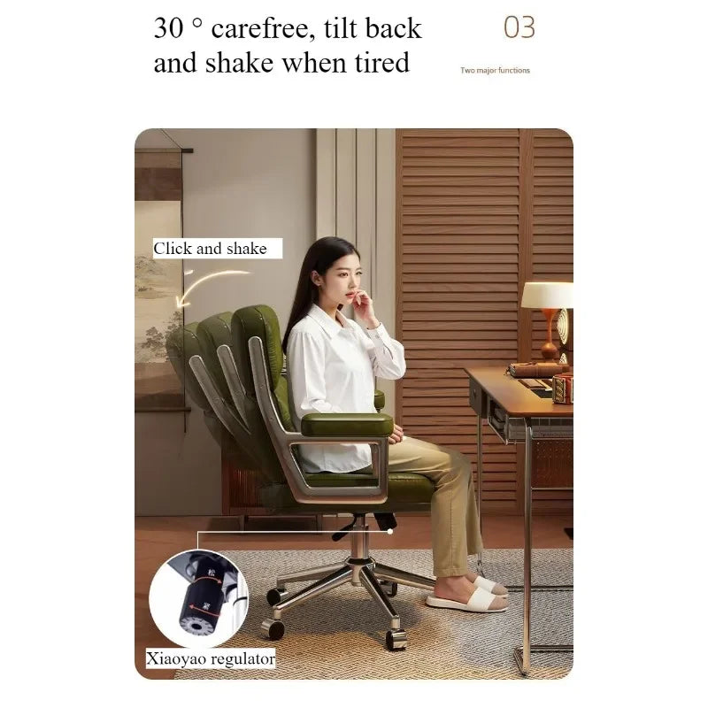 Robin Swivel Chair Aleville Computer Chair Home Chair Back Chair Lifting Ergonomic Office Chair