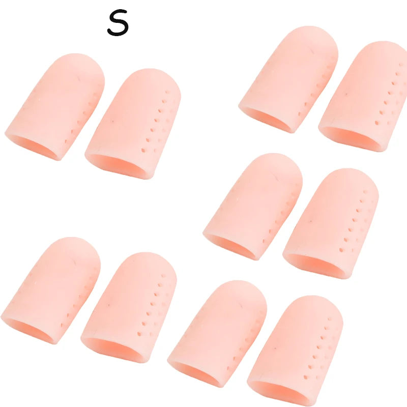 New Breathable Toe Protectors Sleeve Bunion Pads Cushion Big Toe Guards Silicone Toe Covers For Protection Of Ingrown Toenails